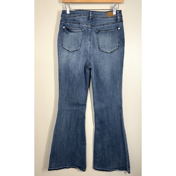 Judy Blue Women's Mid Rise Flare Fit Jeans Size 9/29 Stretch Denim JB82288-JS - Picture 10 of 16